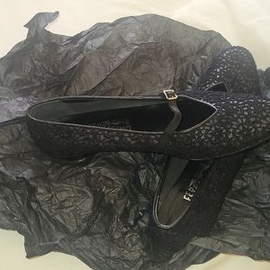 Salvatore Ferragamo Black Lace Ballet